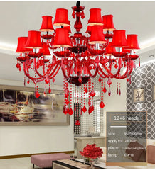 Crystal Multi-Arm Chandelier Pendant Light