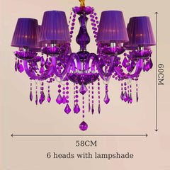Crystal Multi-Arm Chandelier Pendant Light