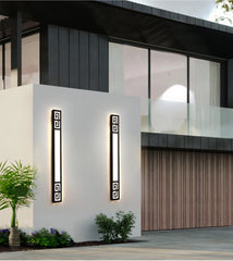 Black Modern Geometric Wall Sconce LED Light Fixture