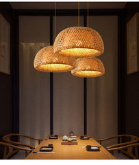Bamboo Dome Ceiling Light - Hallway Lighting