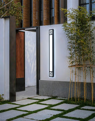 Black Modern Geometric Wall Sconce LED Light Fixture