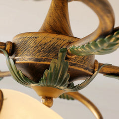 Gold Multi-Arm Flower Ceiling Light
