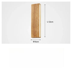 Solid Wood Wall Sconce with Up/Down Lighting Fixture