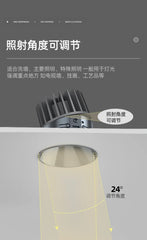 Modern Recessed LED Spotlight Black/White Trim, Dimmable Ceiling Light