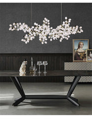 Gold Metal Frame Cluster Pendant Light with Frosted Glass Shades