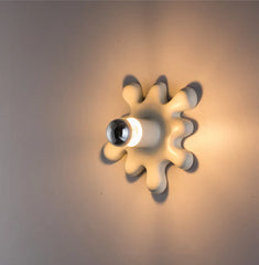Splatter Ceramic Flush Mount Light - Modern Playful Design