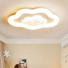 Cloud Shape Flush Mount LED Children's Ceiling Light