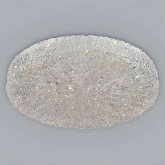 Gold Resin Textured Flush Mount Ceiling Light Fixture