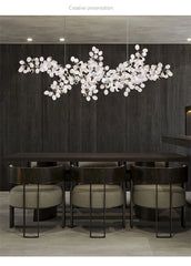 Gold Metal Frame Cluster Pendant Light with Frosted Glass Shades