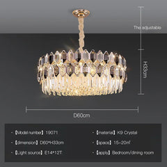 Gold Crystal Chandelier Tiered Crystal Chandelier