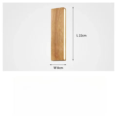 Solid Wood Wall Sconce with Up/Down Lighting Fixture
