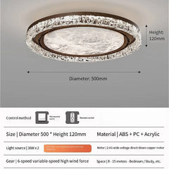 Ceiling light fixture with dimensions and specifications on a gray background
