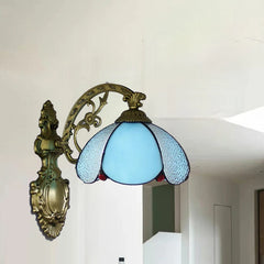 Tiffany Stained Glass Wall Sconce Light Fixture