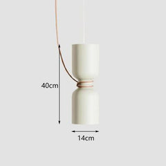 Matte Black Dome Pendant Light with Contrasting Cord
