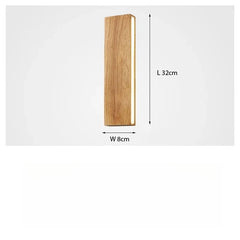 Solid Wood Wall Sconce with Up/Down Lighting Fixture