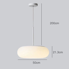 Minimalist Acrylic Pendant Light for Restaurant and Bedroom