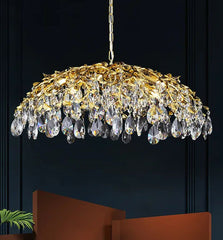 “European style dining room crystal pendant lamp”
