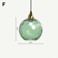 Textured Glass Globe Pendant Light with Gold Finish Metal Frame