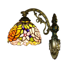 Tiffany Stained Glass Wall Sconce Light Fixture