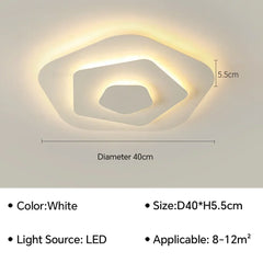 Modern Flush Mount Irregular Chandelier Light with Acrylic