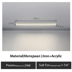 Linear Bar Ceiling Light Fixture