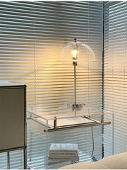 Modern Mushroom Shape Floor Lamp with Metal Finish