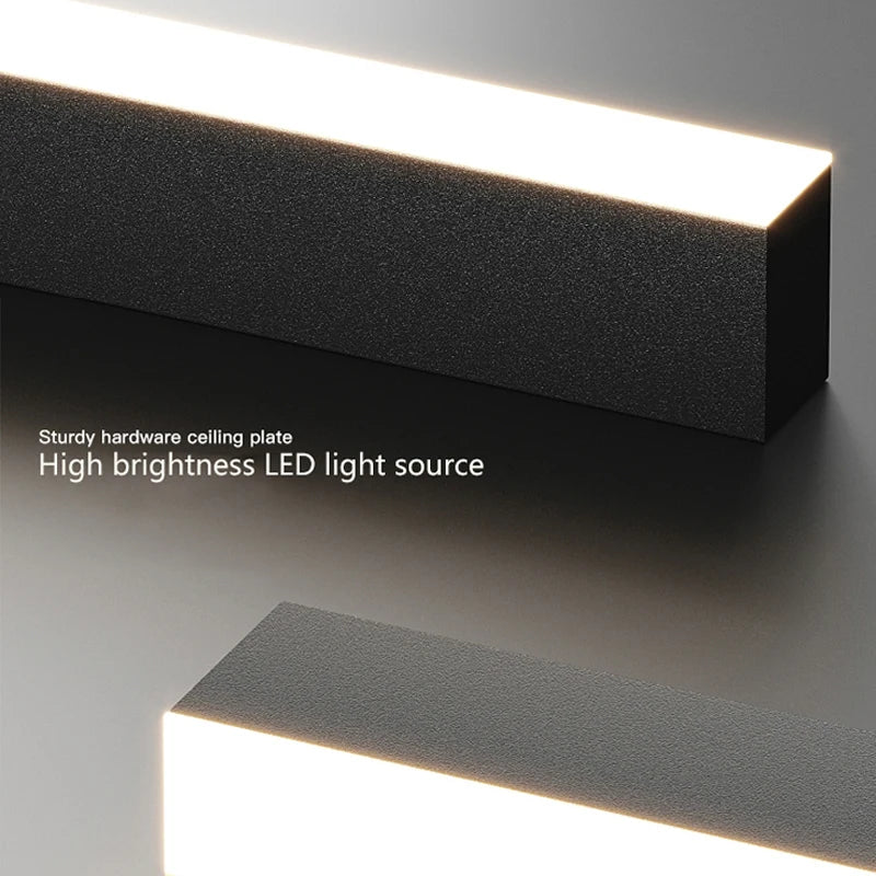 Sturdy hardware ceiling plate with high brightness LED light source on a reflective surface.