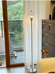 Modern Mushroom Shape Floor Lamp with Metal Finish