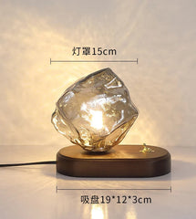 Decorative lamp with dimensions and parameters displayed on a light background