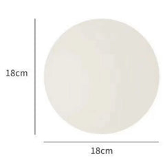 White round object with dimensions labeled as 18cm on a white background
