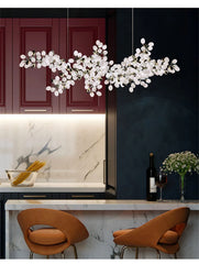 Gold Metal Frame Cluster Pendant Light with Frosted Glass Shades