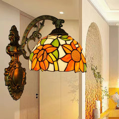 Tiffany Stained Glass Wall Sconce Light Fixture