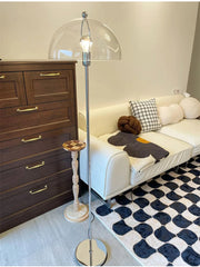 Modern Mushroom Shape Floor Lamp with Metal Finish