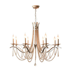 Brushed Gold Tiered Crystal Chandelier with Cascading Drops