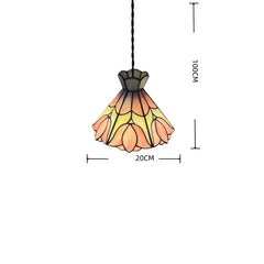 Gold Plated Floral Pendant Light with Frosted Glass Bell Shades