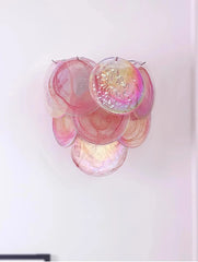 Glass Multi-Tier Wall Sconce