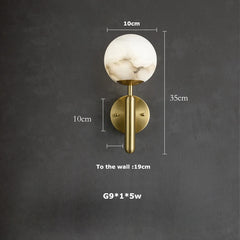 Gold Marble Bubble Cluster Pendant Light Fixture with Suspended Globes