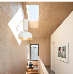 Matte Black Dome Pendant Light with Contrasting Cord