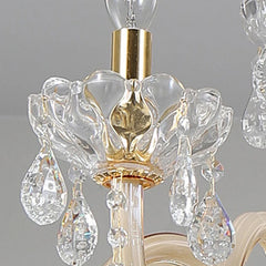 Gold Crystal Multi-Arm Chandelier