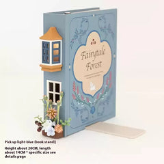 Fairytale Forest Lucky Traveler Bookend Table Lamp with Lights