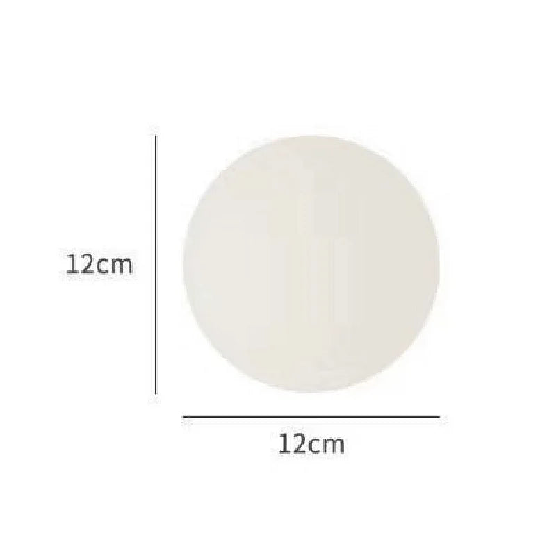 White sphere with dimensions labeled as 12cm on a white background