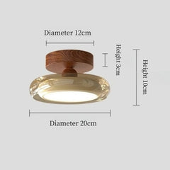 Colorful Dopamine Style Ring Flush Mount Ceiling Light