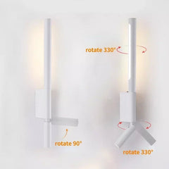 Adjustable LED Wall Sconce Modern Bedside Reading Light