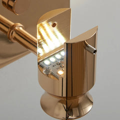 Gold Bubble Crystal Round Wall Sconce Light
