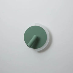 Modern Minimalist Circle Wall Lamp with Adjustable Spotlight