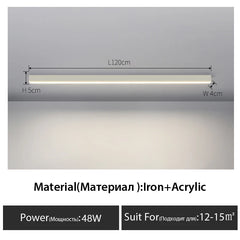 Linear Bar Ceiling Light Fixture
