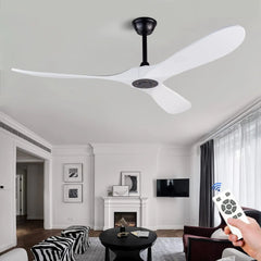 Wood Blade DC Motor Ceiling Fan with Remote Control