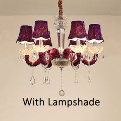 Chrome Multi-Arm Crystal Chandelier