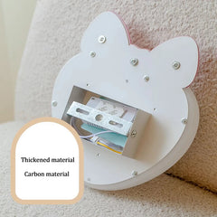 Pink Bow Heart Wall Sconce Light for Kids Room or Nursery