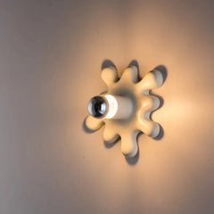 Splatter Ceramic Flush Mount Light - Modern Playful Design